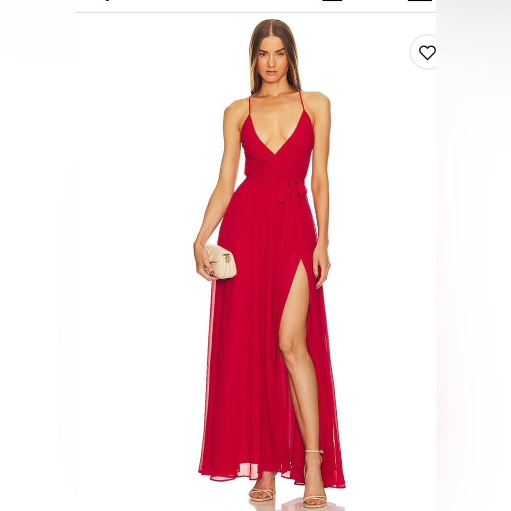 Michael Costello red dress, size XS.  Worn one time.